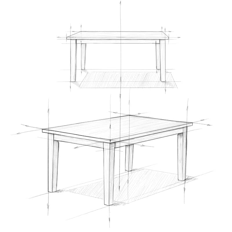 WYNDENHALL Colburn Contemporary Dining Table