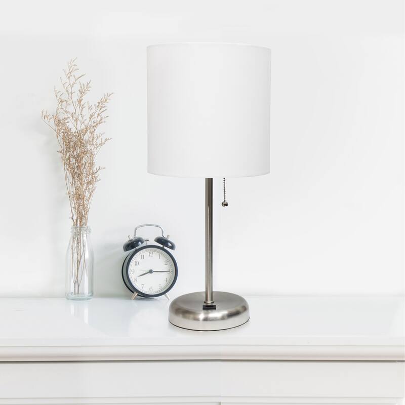 Simple Designs 19.5" Desk Lamp with Feit LED Bulb Included - 19.50
