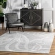 preview thumbnail 7 of 12, Nuloom Thomas Paul Power loomed Octopus Area Rug 10' x 14' - Grey