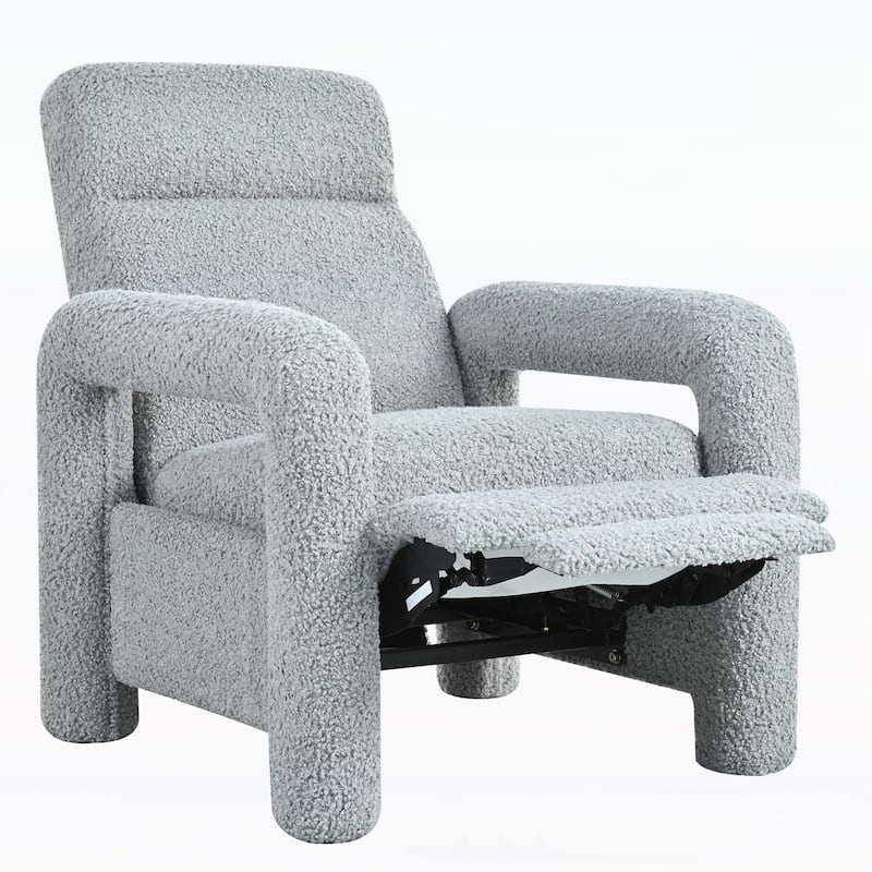 Upholstery Recliner Armchair with Adjustable Backrest for Comfortable Living Room Seating