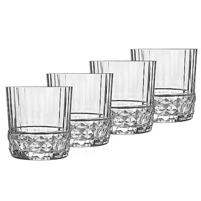 Bormioli Rocco Set of 4 America '20s DOF Glasses - 12.88 oz