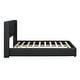preview thumbnail 19 of 26, Contemporary Full Upholstered Platform Bed with PU Cover and Wooden Slats