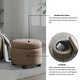 preview thumbnail 38 of 54, 360 Swivel Barrel Chair with Round Storage Chair
