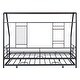 preview thumbnail 19 of 19, Twin Size Metal House Bed with Trundle