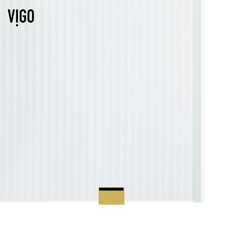 Vigo VG6021FL6076L Elan E-Class 76" High x 60" Wide Sliding Frameless