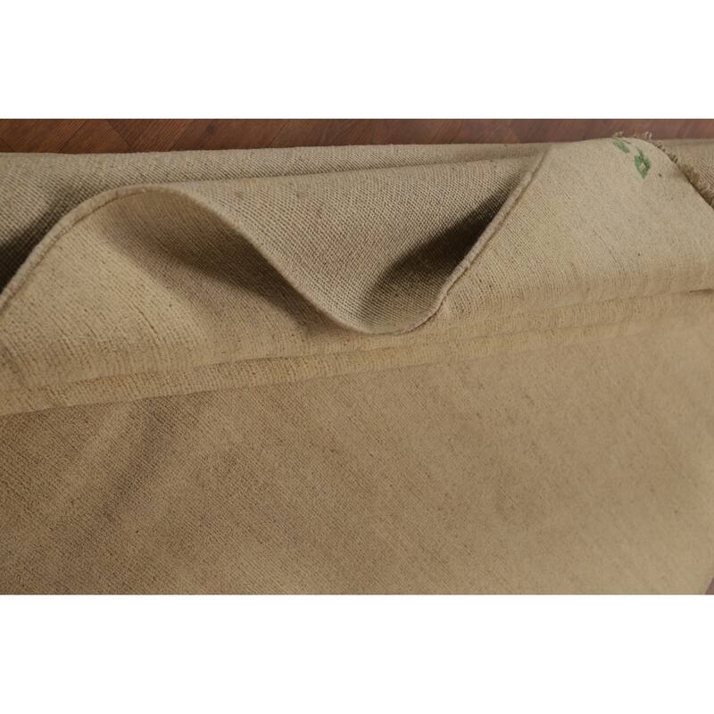 Modern Gabbeh Oriental Area Rug Hand-Knotted Solid Wool Carpet - 6'2"x 8'9"