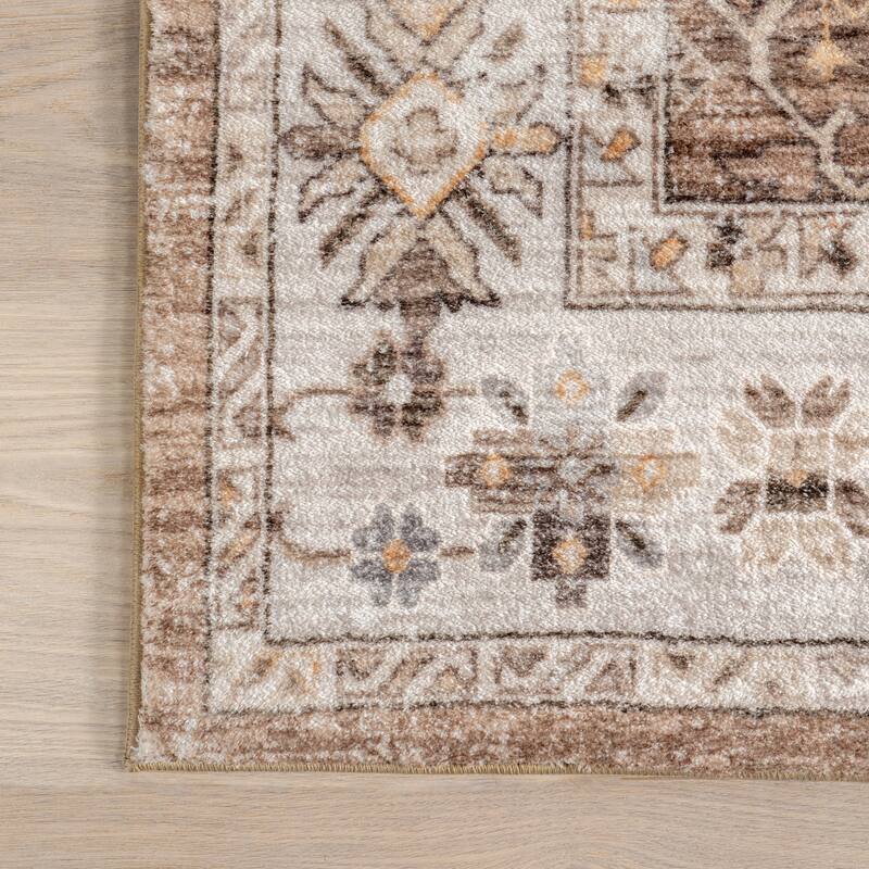 Nuloom Tansy Traditional Vintage Machine Washable Area Rug