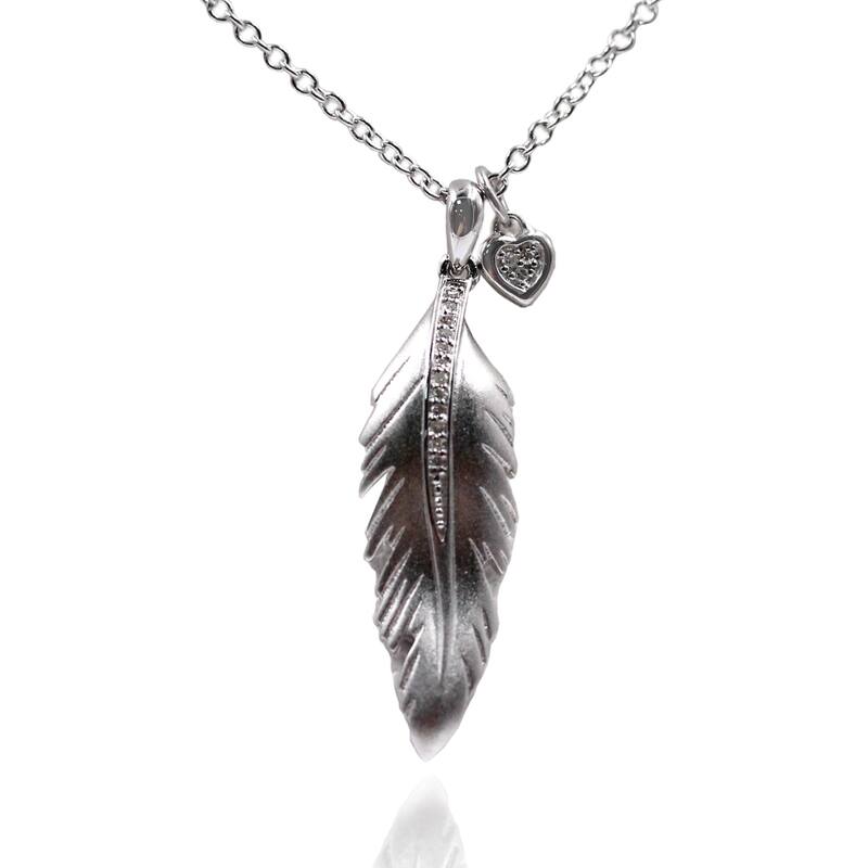 925 Sterling Silver Diamond Pendant