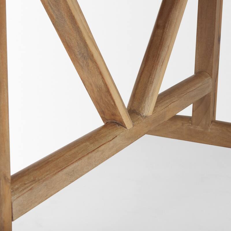 Viktor 84" Light Brown Solid Wood Dining Table - 84"L x 42"W x 30"H