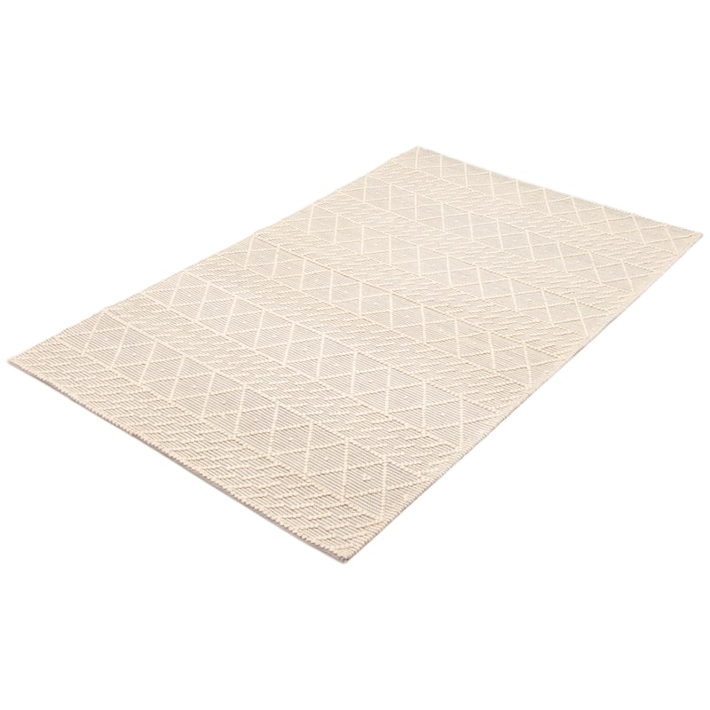 ECARPETGALLERY Braid weave Sienna Grey Wool Rug - 5'0 x 8'0