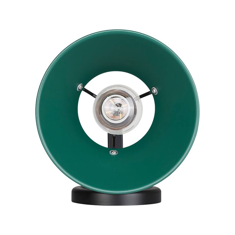 Yep by Golden Lighting Orwell 1-light Vanity in Matte Black and Pine Green shade