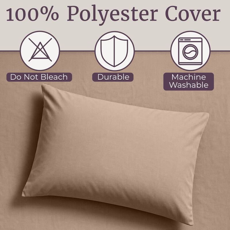 Winsor Home Cotton Blend 1200 Thread Count Taupe Sheet Set (Twin XL)