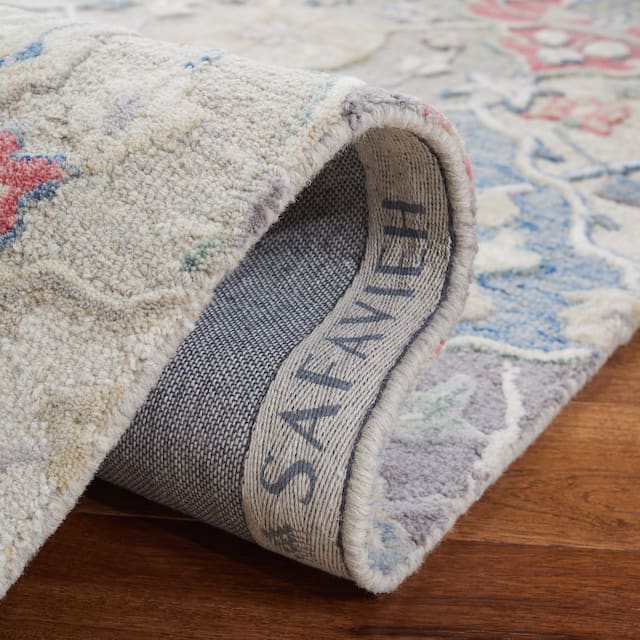 SAFAVIEH Handmade Glamour Noella Floral Wool Rug