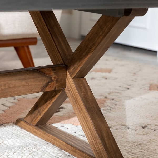 The Gray Barn 48 Inch X Leg Coffee Table Overstock 32759732