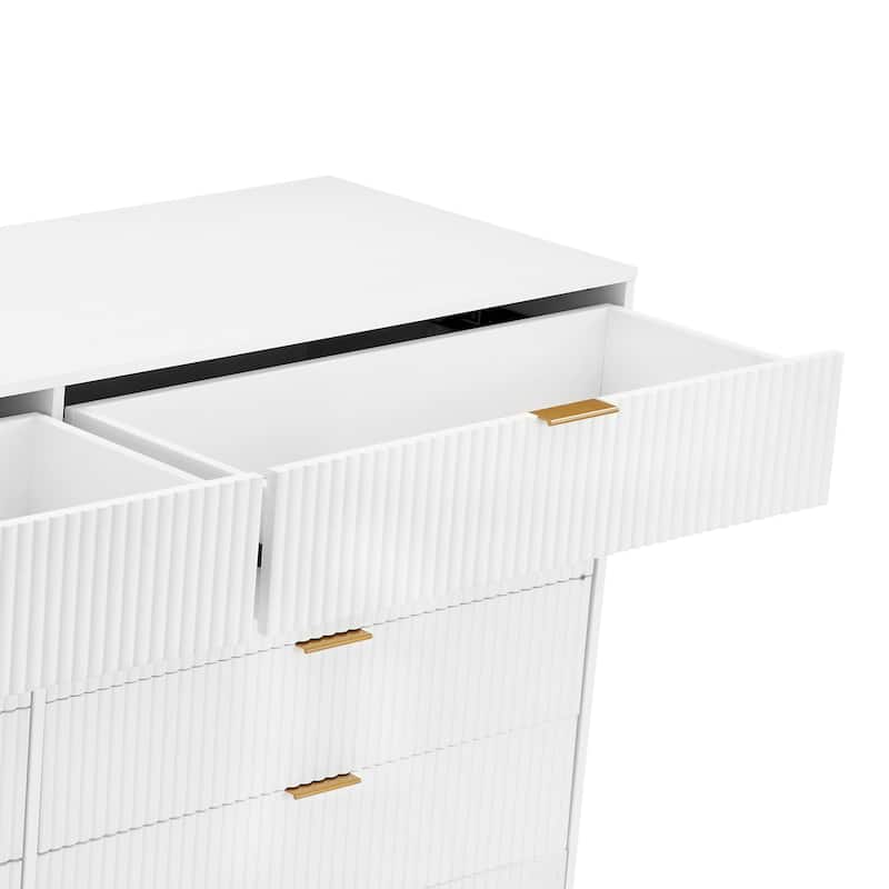 Manhattan Comfort Dumbo Modern 10-Drawer Double Tall Dresser
