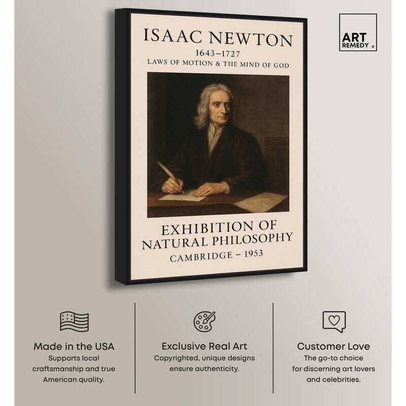 Newtonian Mind Canvas by Art Remedy