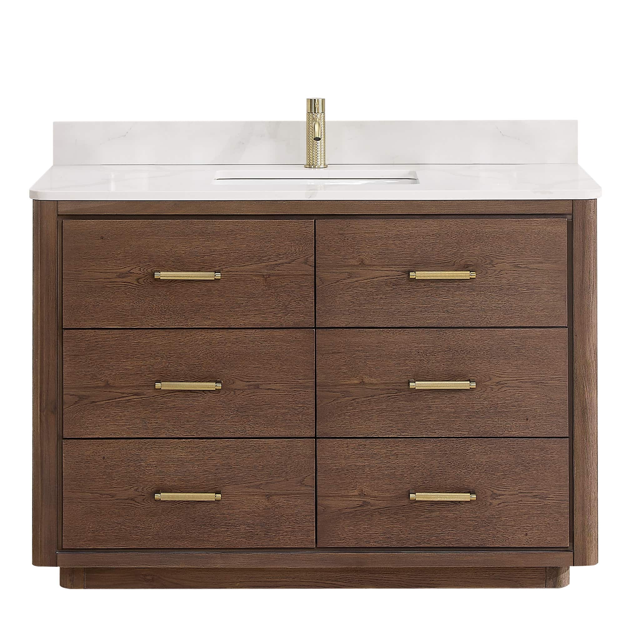 Option Aged Dark Brown Oak / Fish Maw White