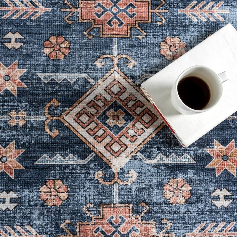 Nuloom Astra SplashGuard Traditional Machine Washable Area Rug
