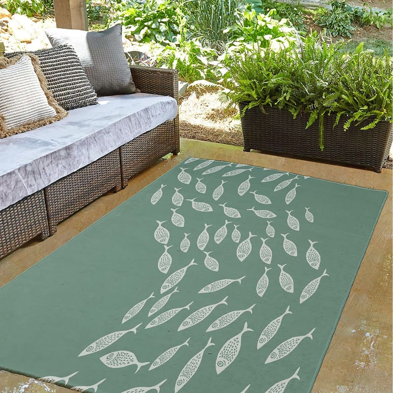 Escuela Nautical Indoor/Outdoor Rug