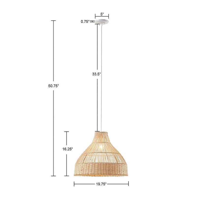 Bell Shaped Bamboo Pendant for livingroom,bedroom,and dining room