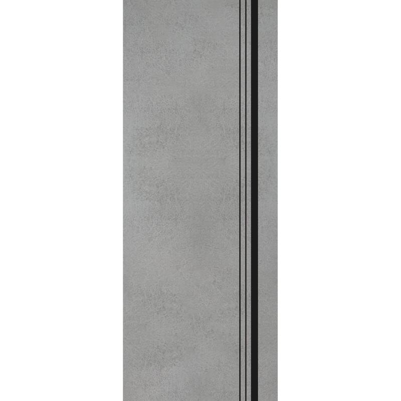 Slab Barn Door Panel 18 x 80 Planum 0011 Concrete with Sturdy Finished - 36" x 96"