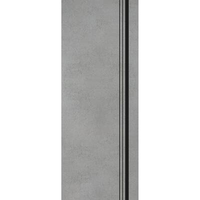 Slab Barn Door Panel 18 x 80 Planum 0011 Concrete with Sturdy Finished
