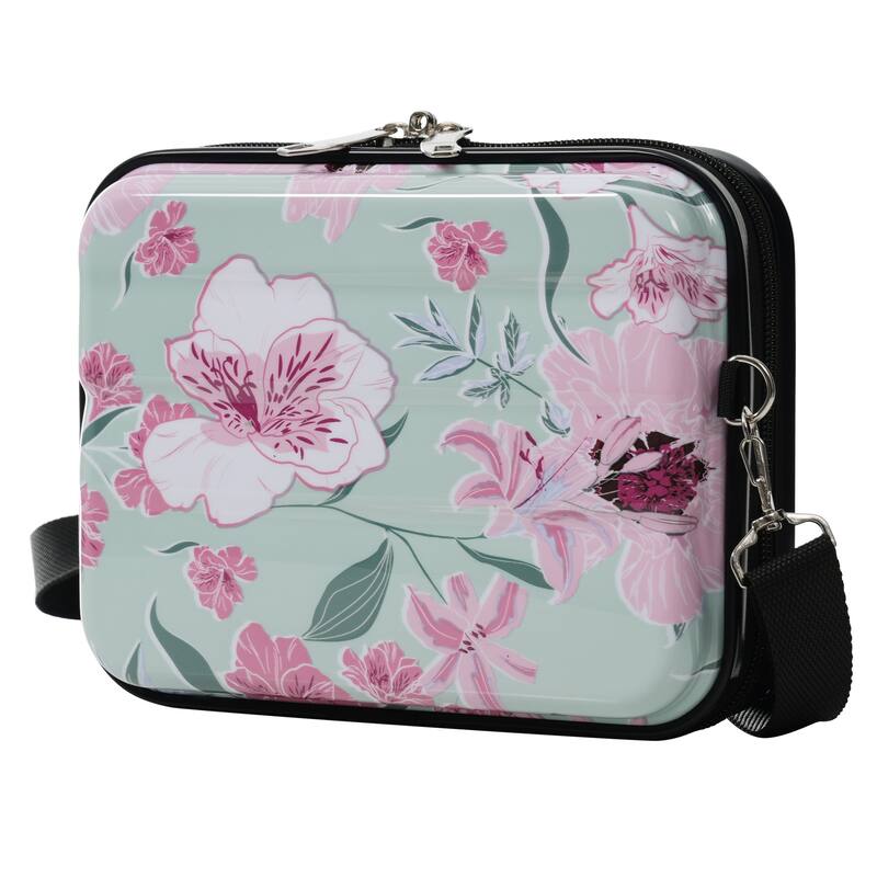 Luggage Sets New Model PC 5pcs, Hardside Lightweight Durable 20IN 24IN 28IN Suitcases with 8" 14" Cases with Lock Spinner Wheels