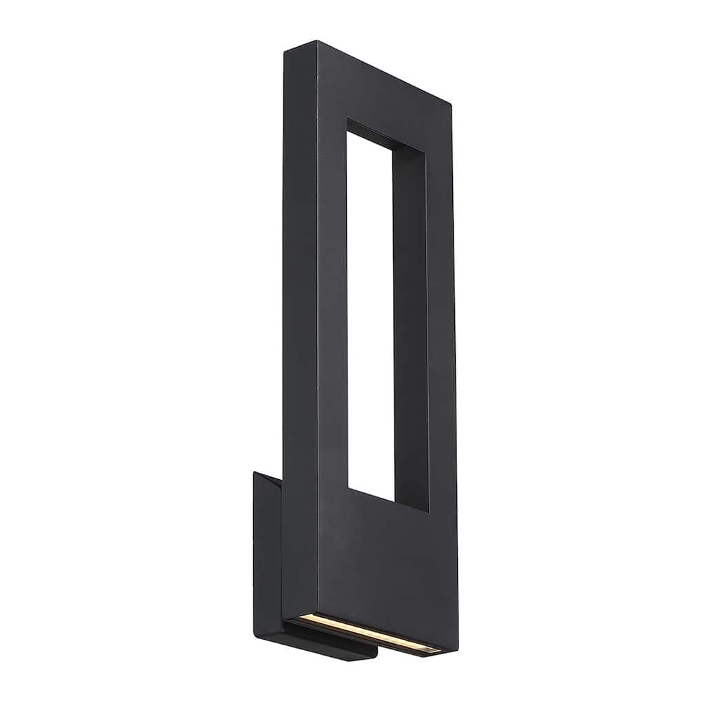 Twilight 16in LED Indoor or Outdoor Wall Light 3000K in Black