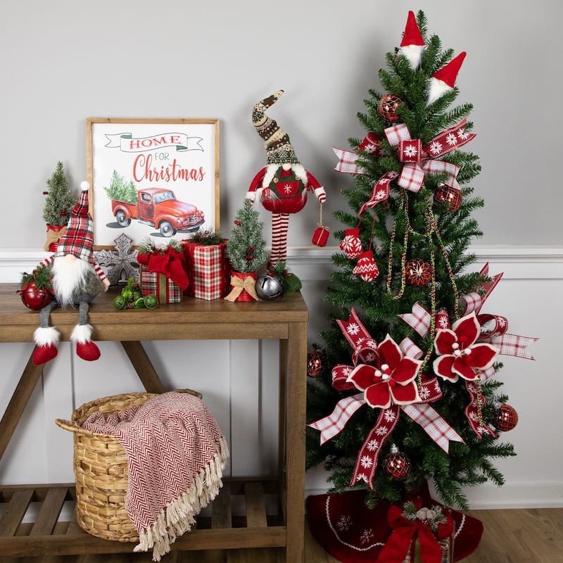 5' Winona Fir Artificial Wall Christmas Tree Unlit