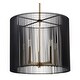 preview thumbnail 1 of 2, Quorum International Finura 5 Light 21" Wide Pendant Aged Brass