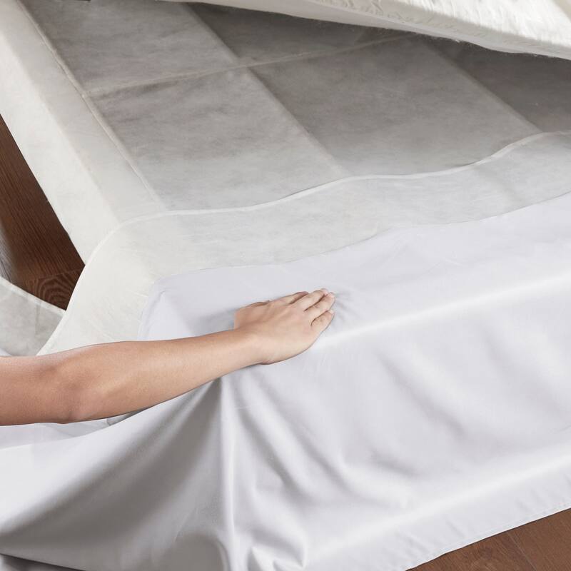 Madison Park Simple Fit Wrap Around Adjustable 26-inch Drop Bedskirt