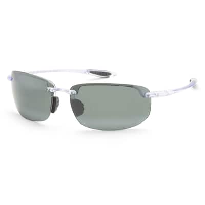 Maui Jim Men's Hookipa 64 mm Clear Sunglasses MJ0407S-005