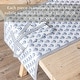 preview thumbnail 39 of 91, Over&back Hand-Blocked Printed Cotton Table Runner - Machine Washable