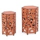 preview thumbnail 6 of 13, Parrish Iron Accent Tables (Set of 2) by Christopher Knight Home