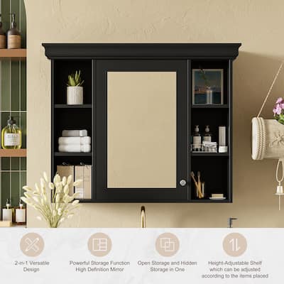 Modern Bathroom Wall Cabinet with Mirror