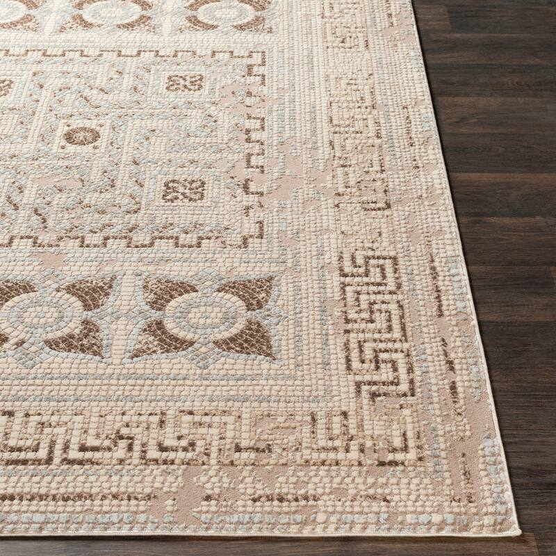 Livabliss Padua Distressed Mosaic Area Rug