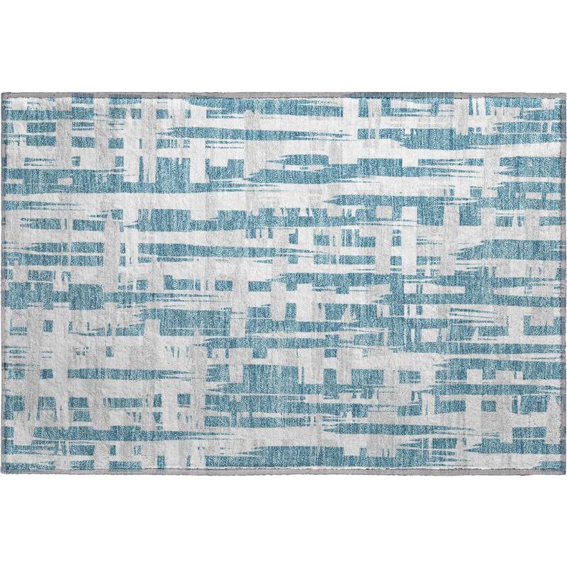 Premium Washable Super Soft Contemporary Plaid Mayfield Rug