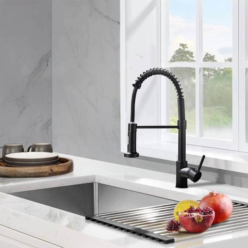 Topcraft Pulldown Spray Single Handle Kitchen Faucet