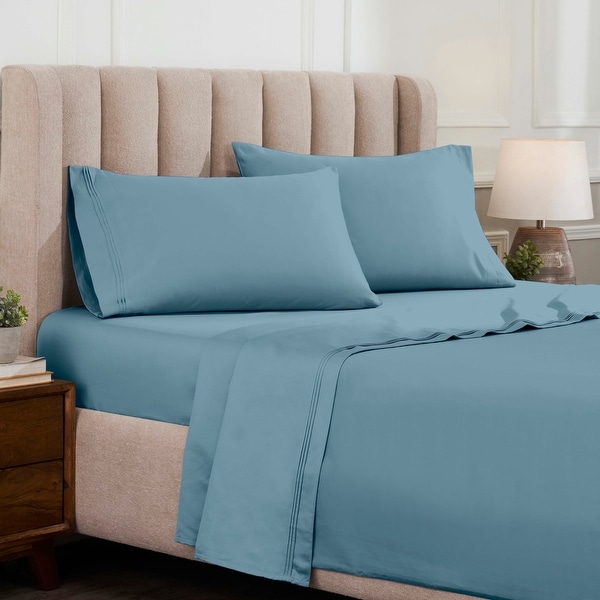 Superior Egyptian Cotton 1500 Thread Count Eco Friendly Solid Sheet Set On Sale Bed Bath Beyond 3355823