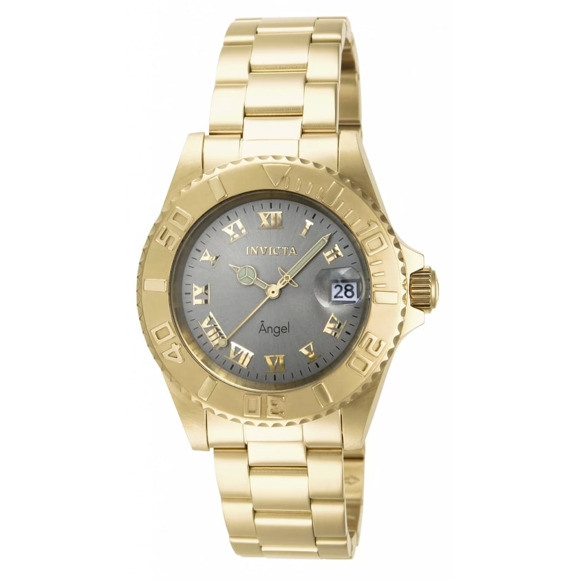 Invicta Women's 14366 Angel Quartz 3 Hand Light Grey Dial Watch
