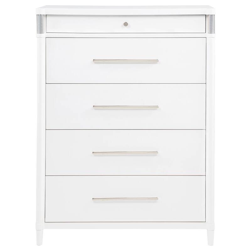 Gracemont 5-drawer Bedroom Chest of Drawers White