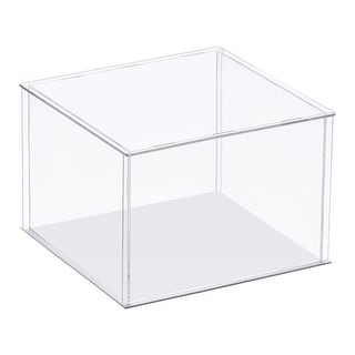 Display Case, Acrylic Box Assemble Dustproof Showcase for Collectibles ...