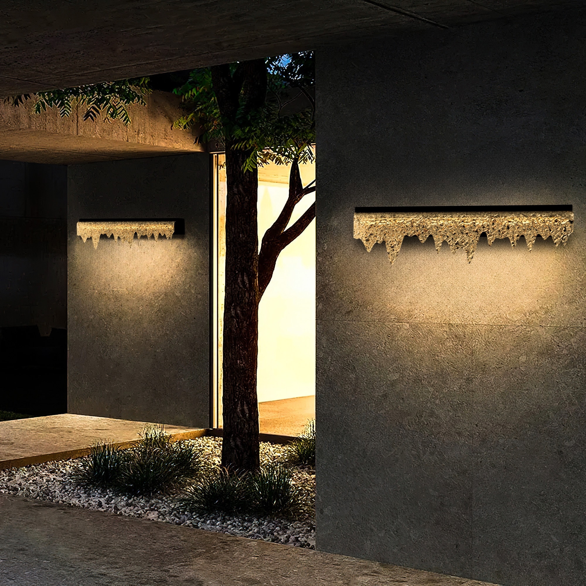 Waterfall wall lights cheap