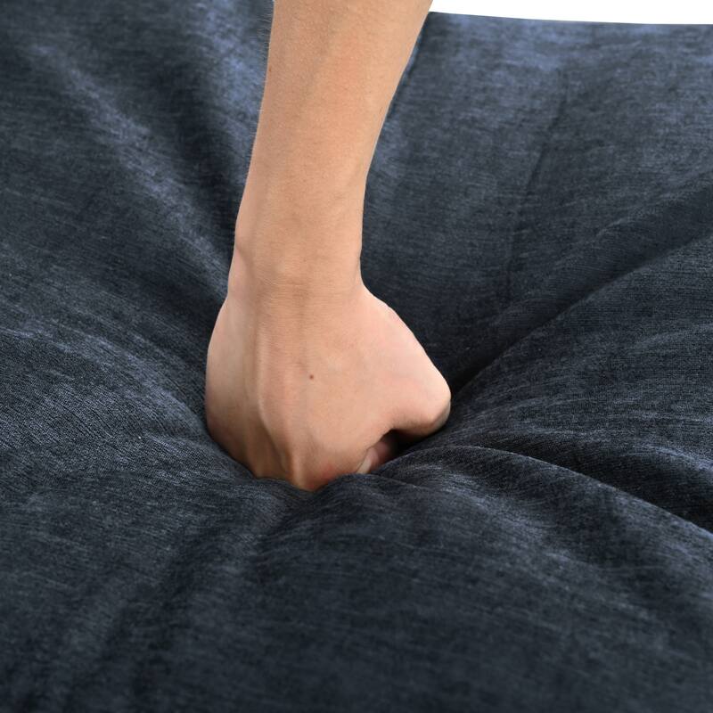 126" 6-Piece Modular Sofa Bed with Storage and Double-Layer Cushions