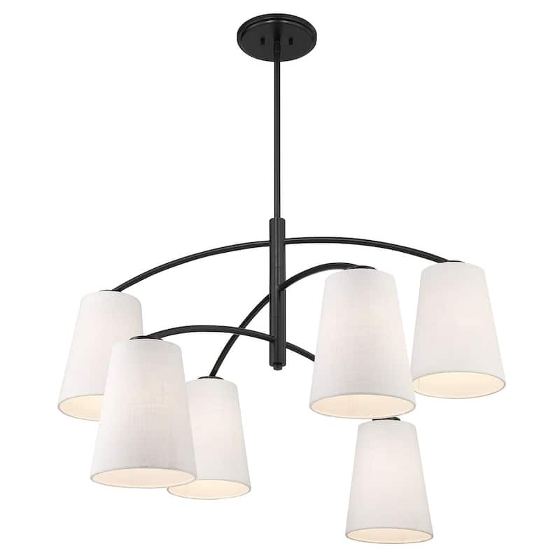 Minka Lavery 5397 Headington 6 Light 40" Wide Chandelier