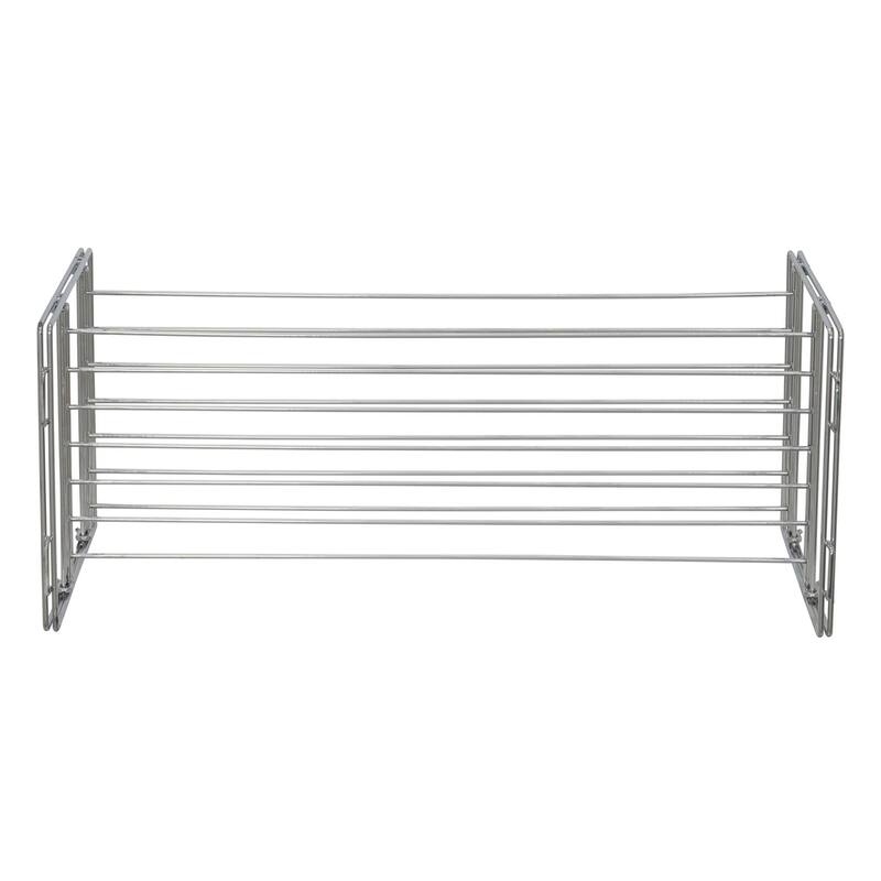 Household Essentials Stackable 2-Tier Shoe Rack