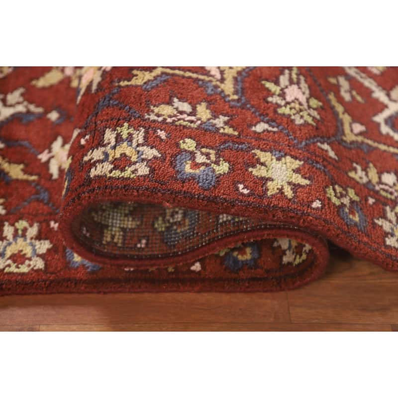 All-Over Floral Heriz Serapi Oriental Accent Rug Handmade Wool Carpet - 2'7" x 5'9"