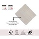 preview thumbnail 20 of 58, Classy Bathmat Collection 100% Cotton Non-Slip Bathroom Rug Set, Machine Washable Bath Rug, 5 Piece Bath Mat Set with Contour