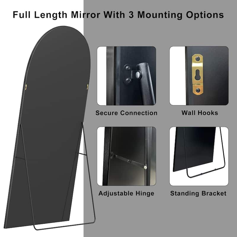 Arched Full Length Mirror Large Floor Mirror