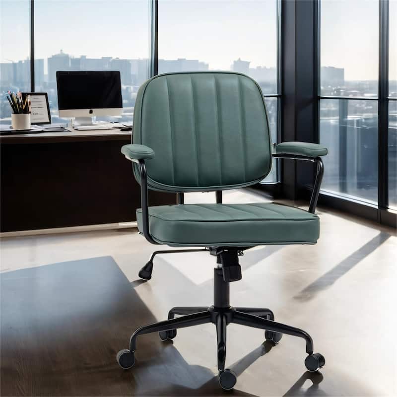 Home Office Chair with Adjustable Height and Wheels